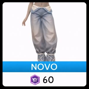 Jeans com Salto Alto Luz da Swirlie da Drop Science