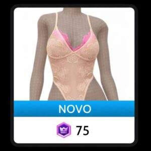 Top com Laço Branco da Swirlie da Drop Science