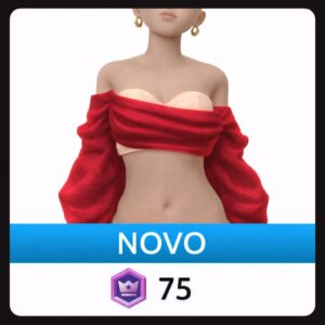 Suéter Vermelho com Laço da Swirlie da Drop Science