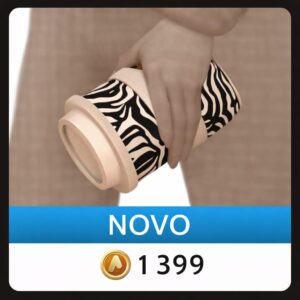 Copo de Café com Estampa de Zebra da Front Row