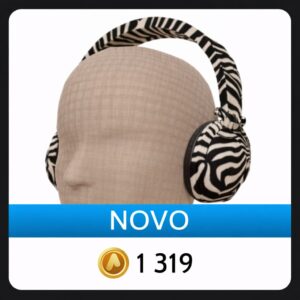 Fones De Ouvido com Estampa de Zebra Retrô da Front Row - item masculino